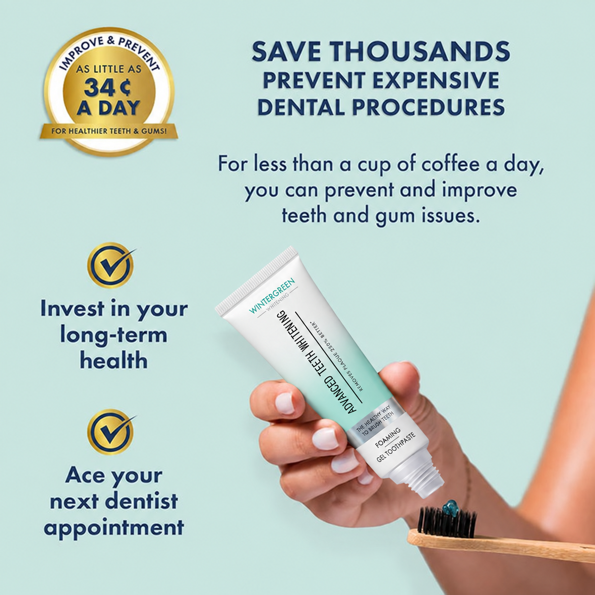 Wintergreen Gel Toothpaste