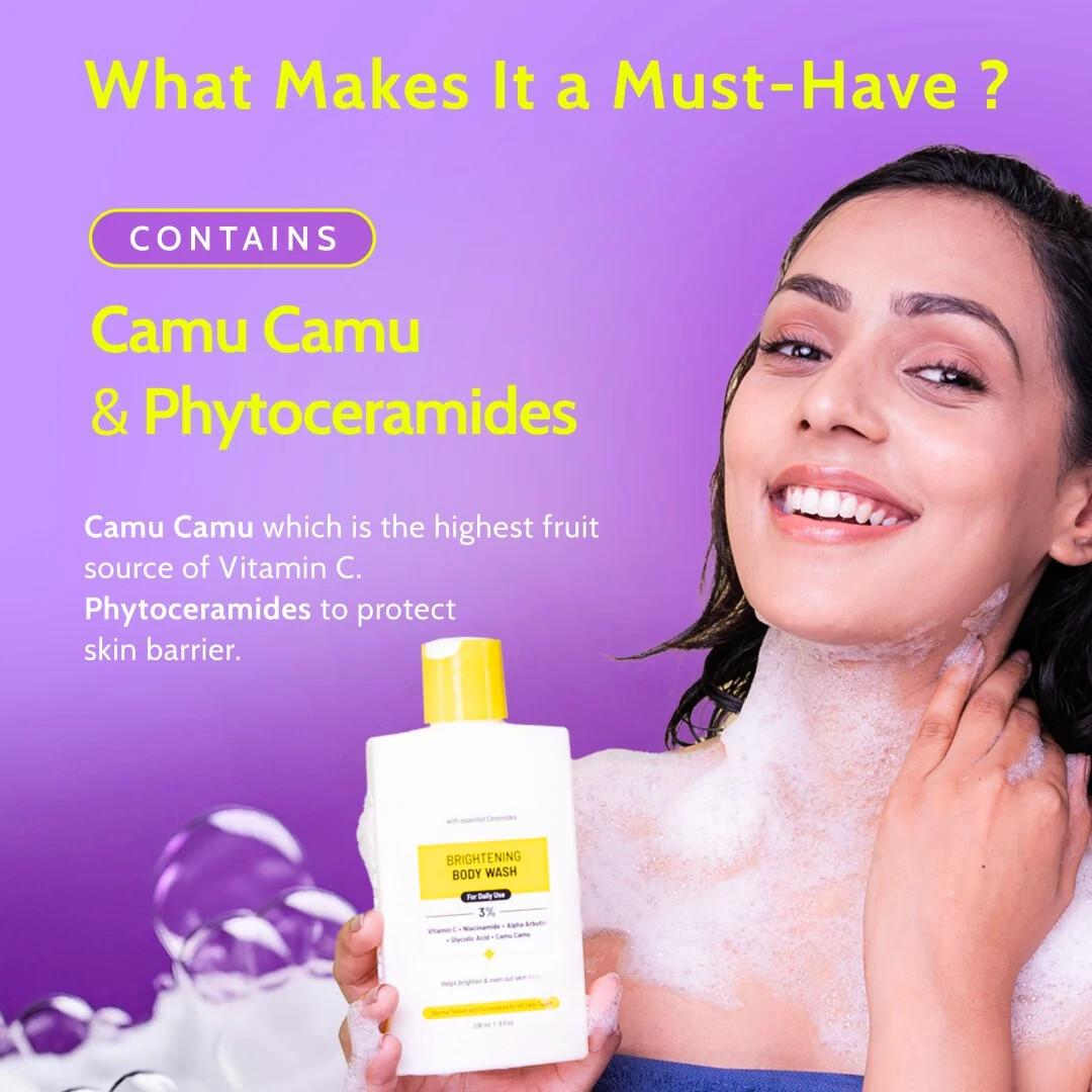 Brightening Body Wash With Vitamin C for Bright & Glowing Skin
