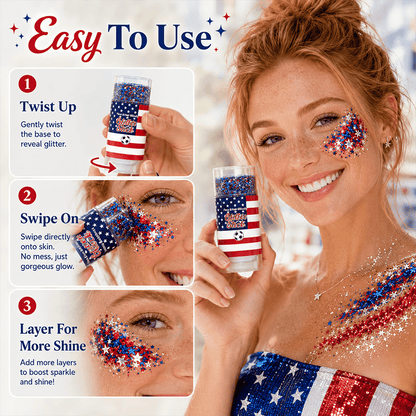 🔥Independence Day Party Must-Have-✨Patriotic Glitter Stick