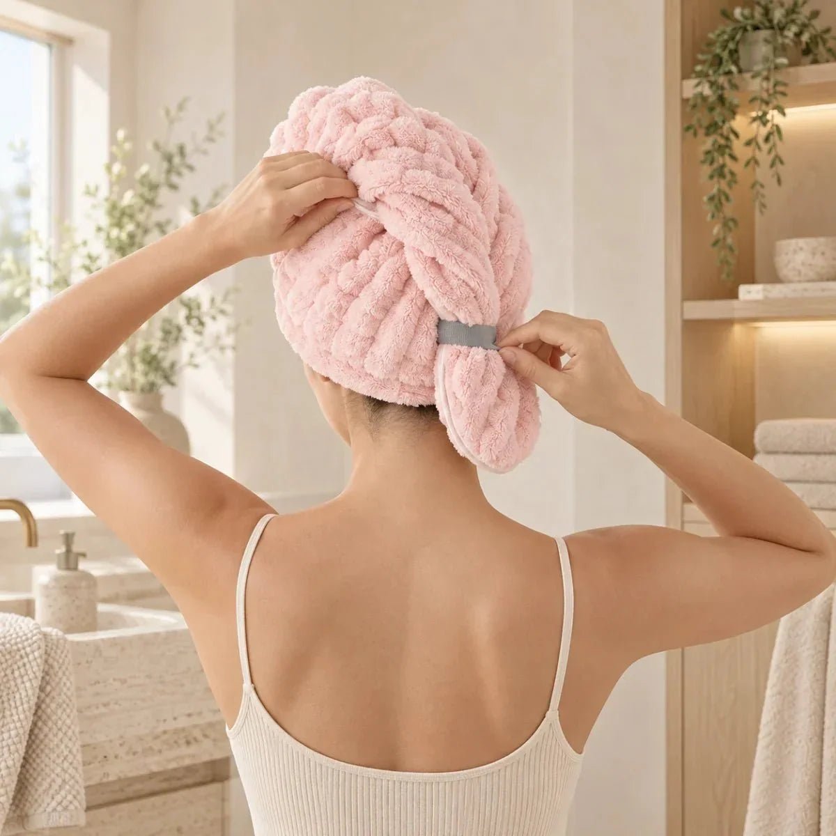 Luxgrove Eira Plush Hair Drying Wrap