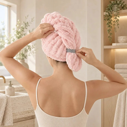 Luxgrove Eira Plush Hair Drying Wrap