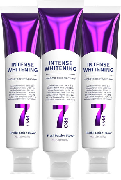 New 7-Pro Intensive Toothpaste | Upgraded Purple Formula with 7 Probiotics | Deep Enamel Repair & Long-Lasting Freshness#dealsforyoudays