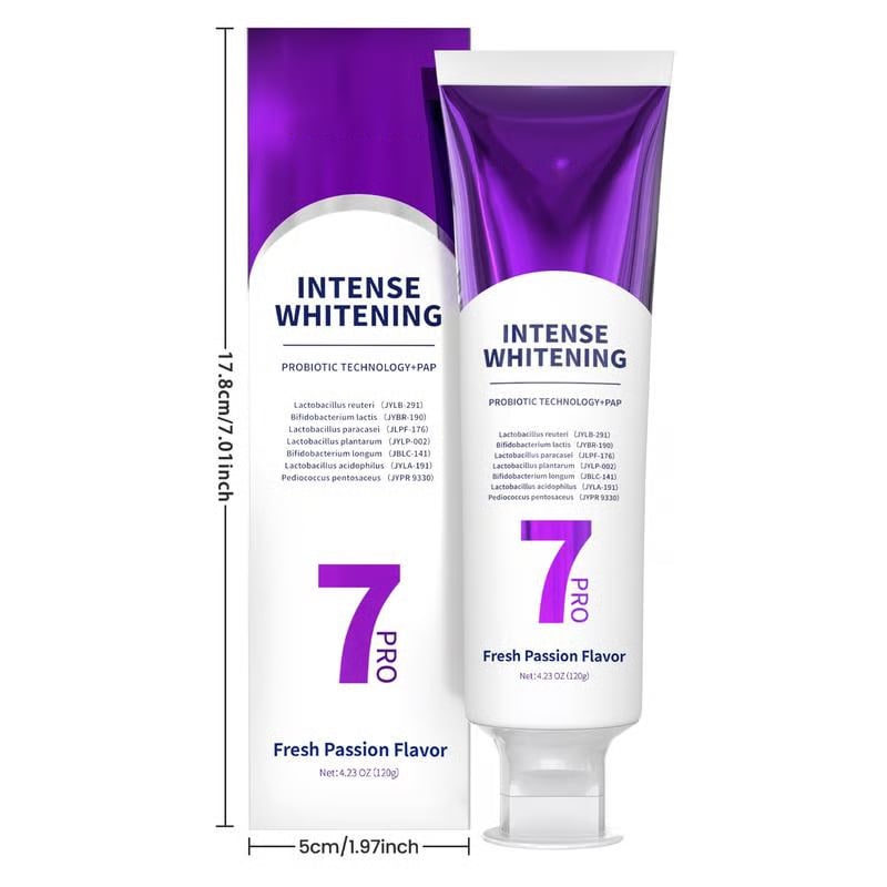 New 7-Pro Intensive Toothpaste | Upgraded Purple Formula with 7 Probiotics | Deep Enamel Repair & Long-Lasting Freshness#dealsforyoudays
