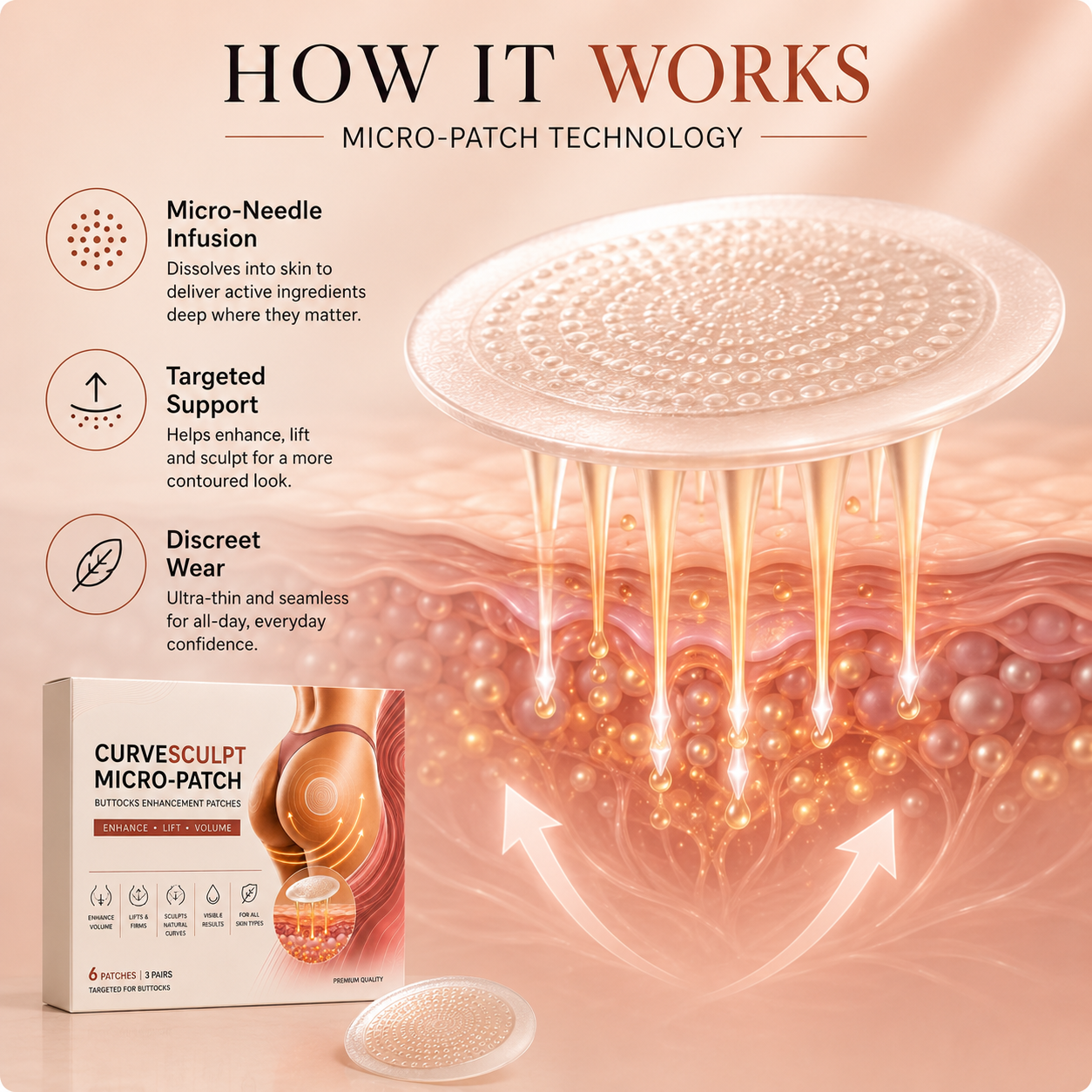 tryskintle™ Micro-Patch Firm • Smooth • Sculpt Curves