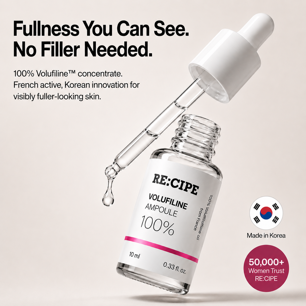 Pure Volufiline 100% Ampoule — Volumizing Booster