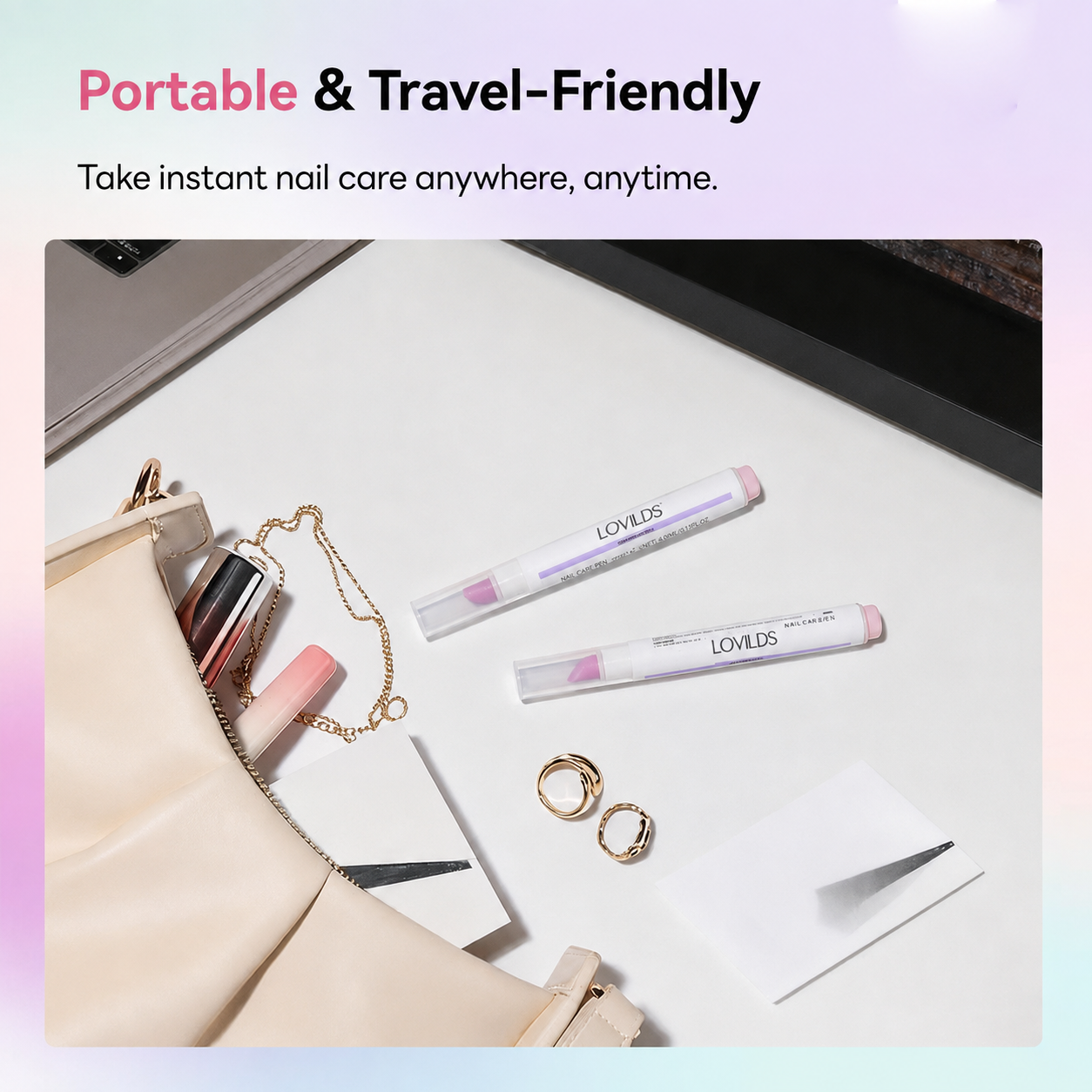 LOVILDS 2-in-1 Cuticle Care Pen